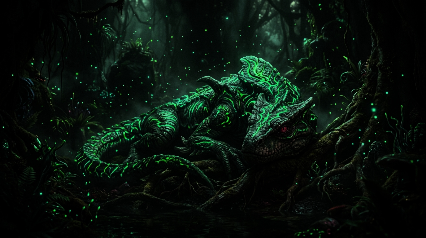 Cosmic Horror Shadow and Eldritch Mist